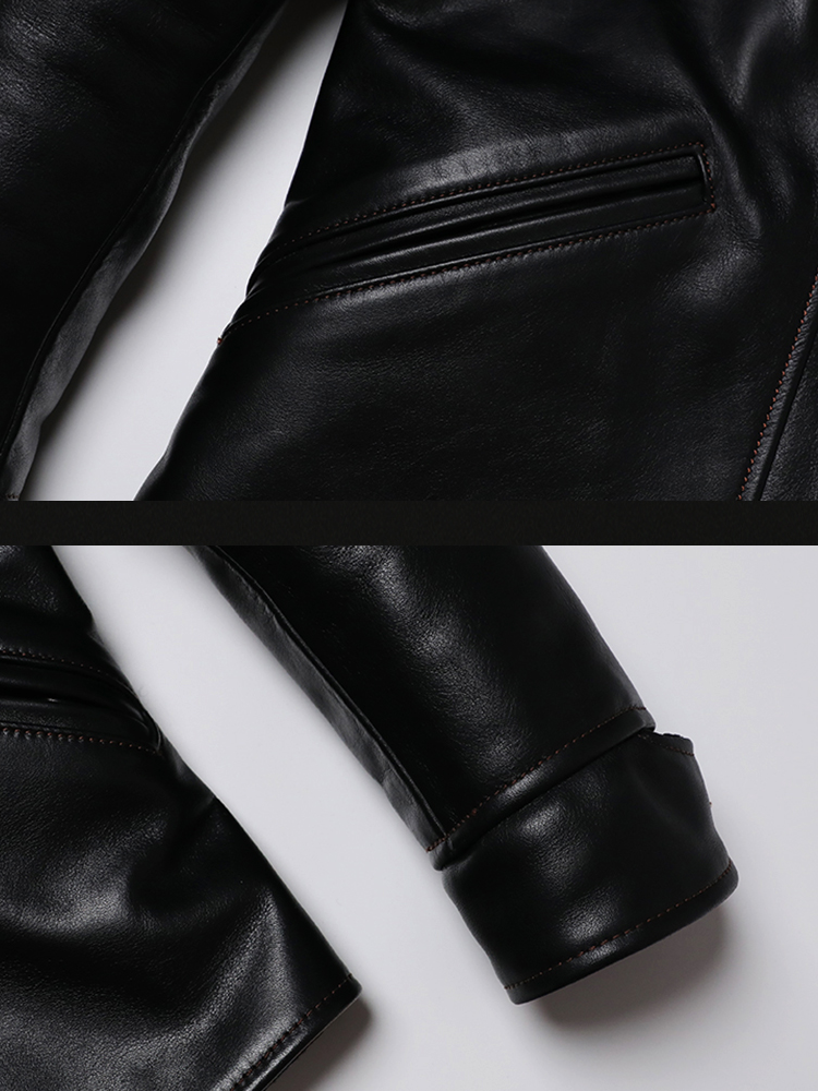 Jack Hollywood Buttoned Leather Jacket