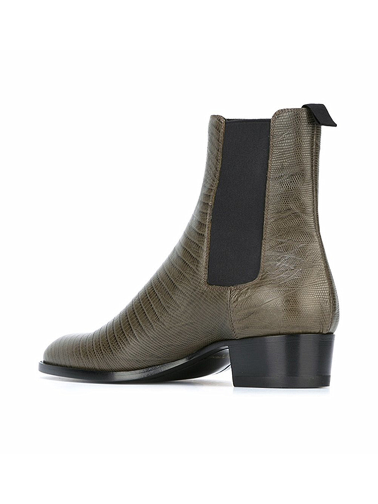 Lizard Chelsea Boots