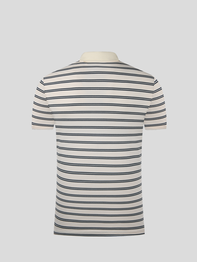 Classic Striped Polo
