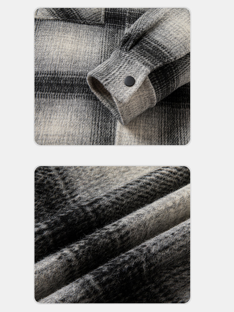 Autumn Plaid Wool Jacket