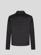 Black Coffee Plaid Wool Jacket