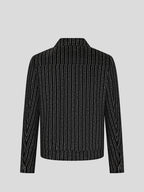 Modern Black Wool Jacket