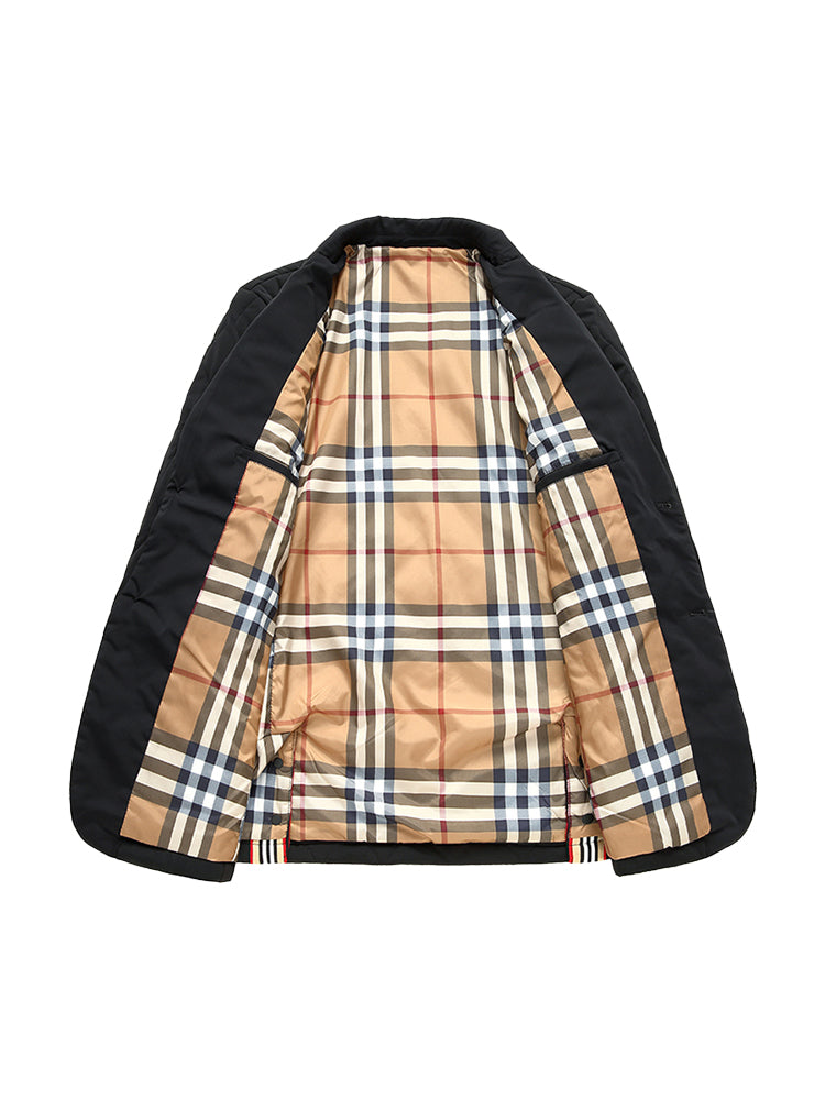 Multi-faceted lock business jacket