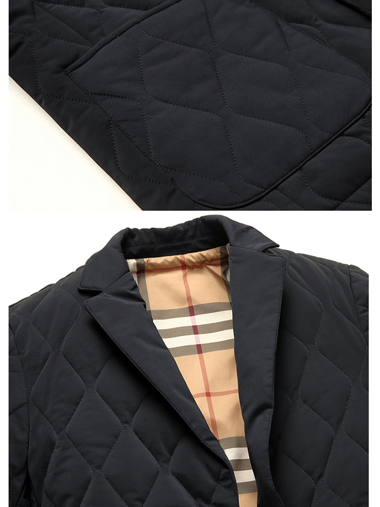 Multi-faceted lock business jacket