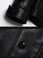 Jack Hollywood Buttoned Leather Jacket