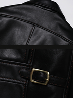 Jack Hollywood Buttoned Leather Jacket